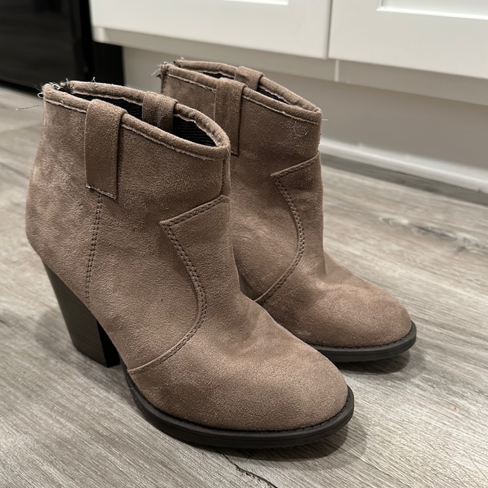 Brown booties